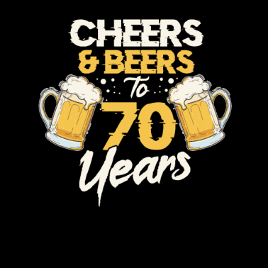 Motiv 70. Geburtstag Bier
