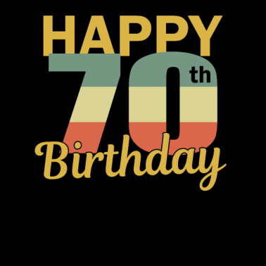 Motiv 70 Jahre zum 70 Geburtstag Geschenk