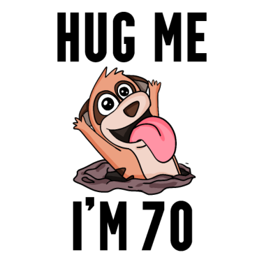 Motiv 70 Geburtstag - 70 Jahre - Umarmung