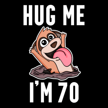 Motiv 70 Geburtstag - 70 Jahre - Umarmung