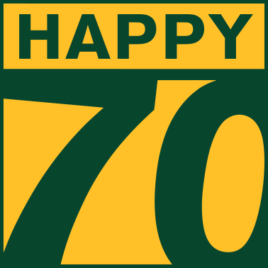 Motiv Happy 70 Geburtstag