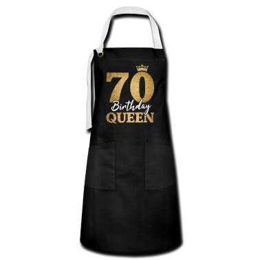 70 Geburtstag Geschenk Schürze - 70 Birthday Queen 70. Geburtstag Frauen 70 Jahre
