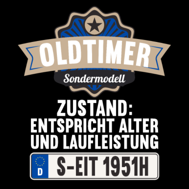 Motiv 70 Jahre Oldtimer Sondermodell 70. Geburtstag