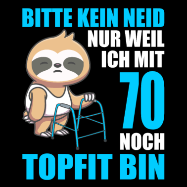 Motiv 70. Geburtstag 70 Jahre Faultier Faultiere