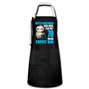 70 Geburtstag Geschenk Schürze - 70. Geburtstag 70 Jahre Faultier Faultiere