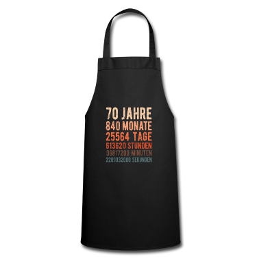 70 Geburtstag Geschenk Schürze - 70. Geburtstag - 70 Jahre Jubiläum
