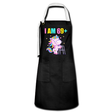 70 Geburtstag Geschenk Schürze - 70 Jahre Einhorn ich bin 69+ 70. Geburtstag