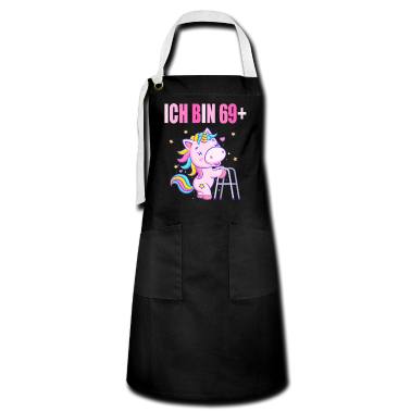 70 Geburtstag Geschenk Schürze - 70 Jahre Einhorn ich bin 69+ 70. Geburtstag