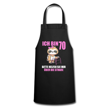 70 Geburtstag Geschenk Schürze - 70 bitte helfen Sie mir über Straße 70. Geburtstag