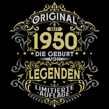 Motiv 70. Geburtstag geboren in 1950 Legenden 70 Jahre