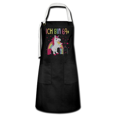 70 Geburtstag Geschenk Schürze - 70 Jahre Einhorn ich bin 69+ 70. Geburtstag
