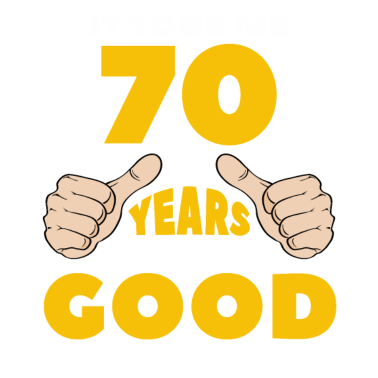 Motiv 70. Geburtstag Geschenk Geburstagsgeschenk