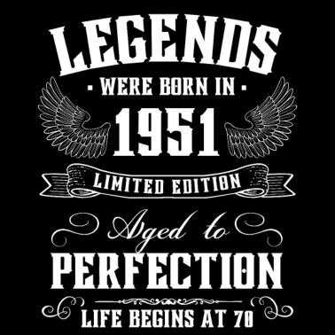 Motiv 70. Geburtstag 70 Jahre 1951 Geschenk