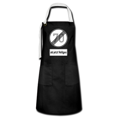 70 Geburtstag Geschenk Schürze - 70. Geburtstag Verkehrsschild 70 ab jetzt Vollgas