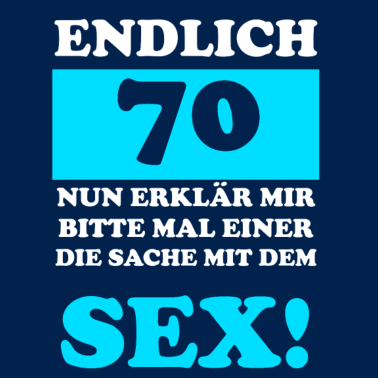 Motiv Endlich 70 Geschenk Geburtstag