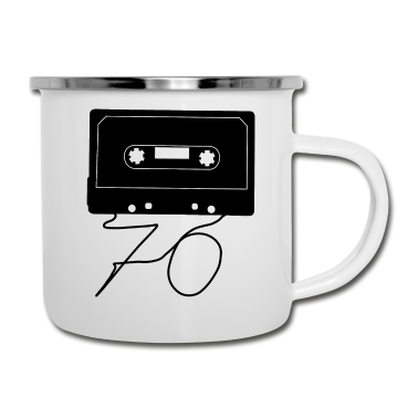 70 Geburtstag Geschenk Emaille Tasse - Geburtstag 70 Jahre