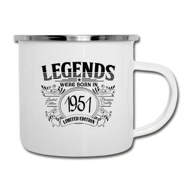 70 Geburtstag Geschenk Emaille Tasse - 70. Geburtstag Geschenkideen
