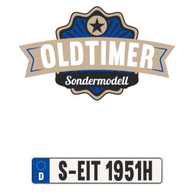 Motiv 70 Jahre Oldtimer Sondermodell 70. Geburtstag