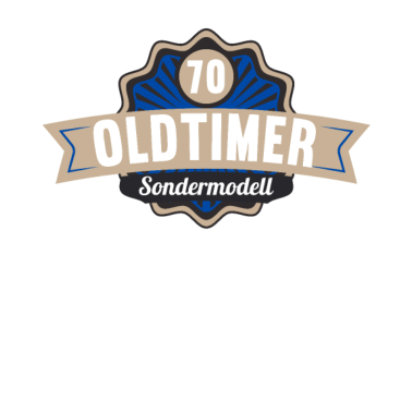 Motiv 70 Jahre Oldtimer Sondermodell 70. Geburtstag