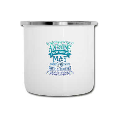 70 Geburtstag Geschenk Emaille Tasse - 70. Geburtstag