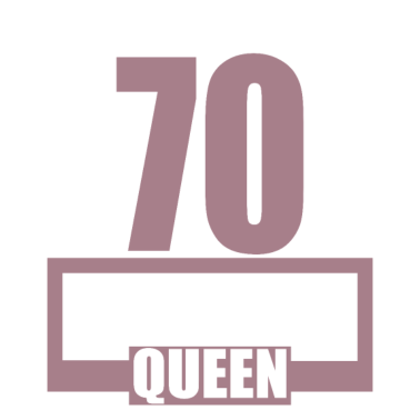 Motiv 70. Geburtstag 70 Jahre 70er Birthday Queen