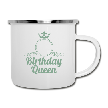 70 Geburtstag Geschenk Emaille Tasse - 70. Geburtstag 70 Jahre 70er Birthday Queen