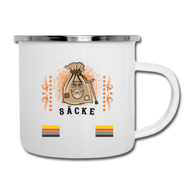 70 Geburtstag Geschenk Emaille Tasse - 70. Geburtstag Geschenk für Männer Alter Sack 70
