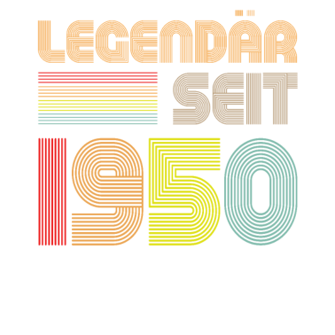 Motiv Legendär seit 1950 70. Geburtstag 70 Vintage