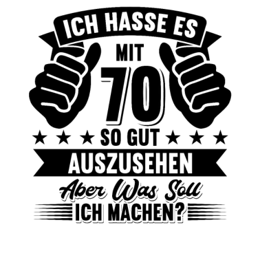 Motiv 70. Geburtstag Geschenk lustig