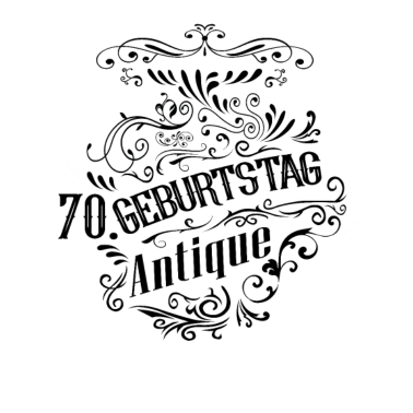 Motiv 70 Geburtstag Vintage mit Ornamenten