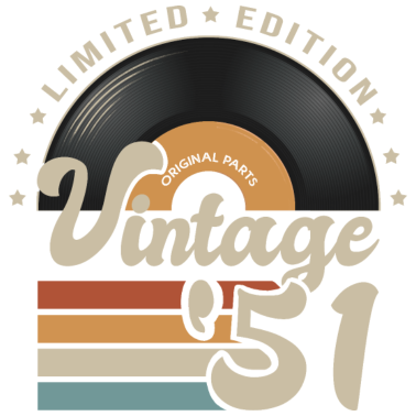 Motiv vintage 1951 Geschenk Humor 70. Geburtstag 70 Jahre