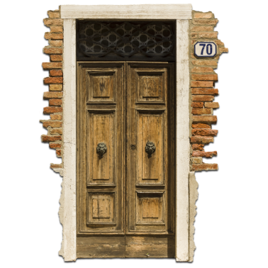 Motiv 70. Geburtstag - Tür Venedig