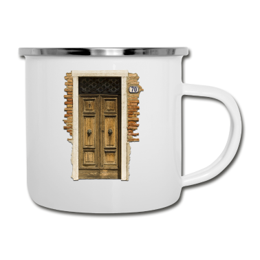 70 Geburtstag Geschenk Emaille Tasse - 70. Geburtstag - Tür Venedig
