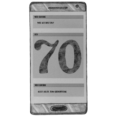 Motiv Geburtstag 70 Jahre