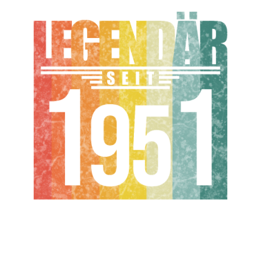 Motiv 70. Geburtstag - Legendär seit 1951 - 70 Jahre alt