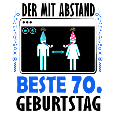 Motiv Online Geburtstagsfeier Geschenk Fun 70 Geburtstag