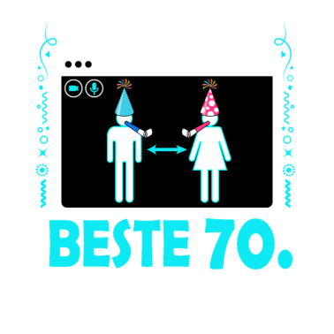 Motiv Online Geburtstagsfeier Geschenk Fun 70 Geburtstag