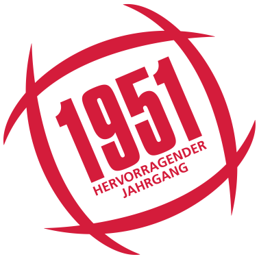 Motiv 70. Geburtstag Hervorragender Jahrgang 1951