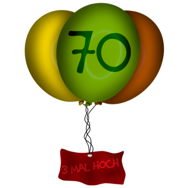 Motiv Geburtstag - 70 Jahre