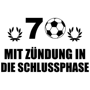 Motiv 70. Geburtstag Fußball Opa Geschenkidee