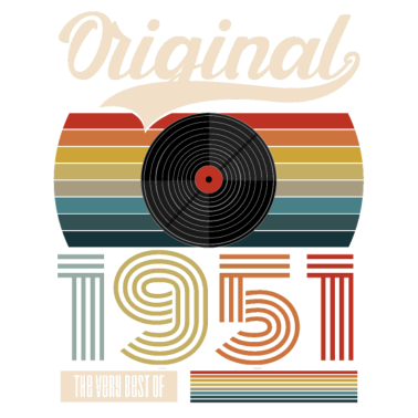 Motiv 1951 Vintage 70. Geburtstag Retro Geschenk