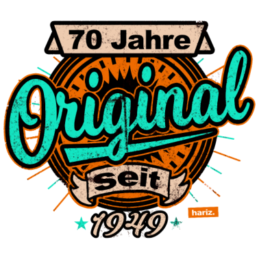Motiv 70 Jahre Original Seit 1949 70 Geburtstag HARIZ Ge
