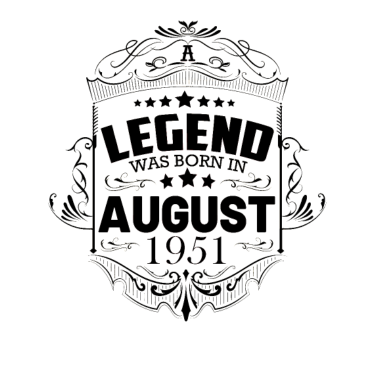 Motiv August 1951 70. Geburtstag Männer Frauen