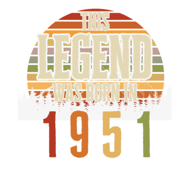 Motiv 70. Geburtstag Vintage 1951 Retro