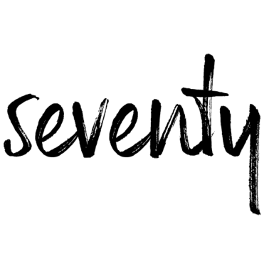 Motiv 70 seventy Geburtstag Geschenk Zahl siebzig