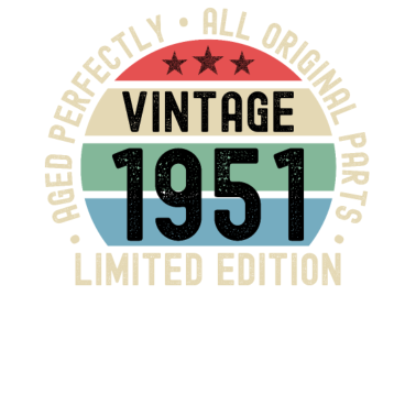 Motiv 70. Geburtstag Vintage 1951 Retro