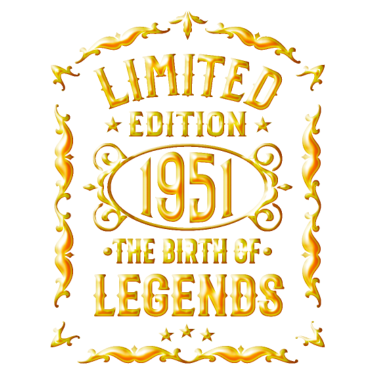 Motiv Geschenk zum 70 Geburtstag Geboren in 1951