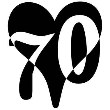 Motiv 70. Geburtstag - Ein Herz für Geburtstagskinder