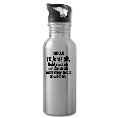 70 Geburtstag Geschenk Trinkflasche - 70. Geburtstag