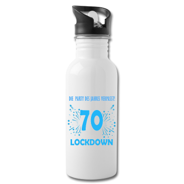 70 Geburtstag Geschenk Trinkflasche - 70 Geburtstag Lockdown Geschenk 70. Geburtstag